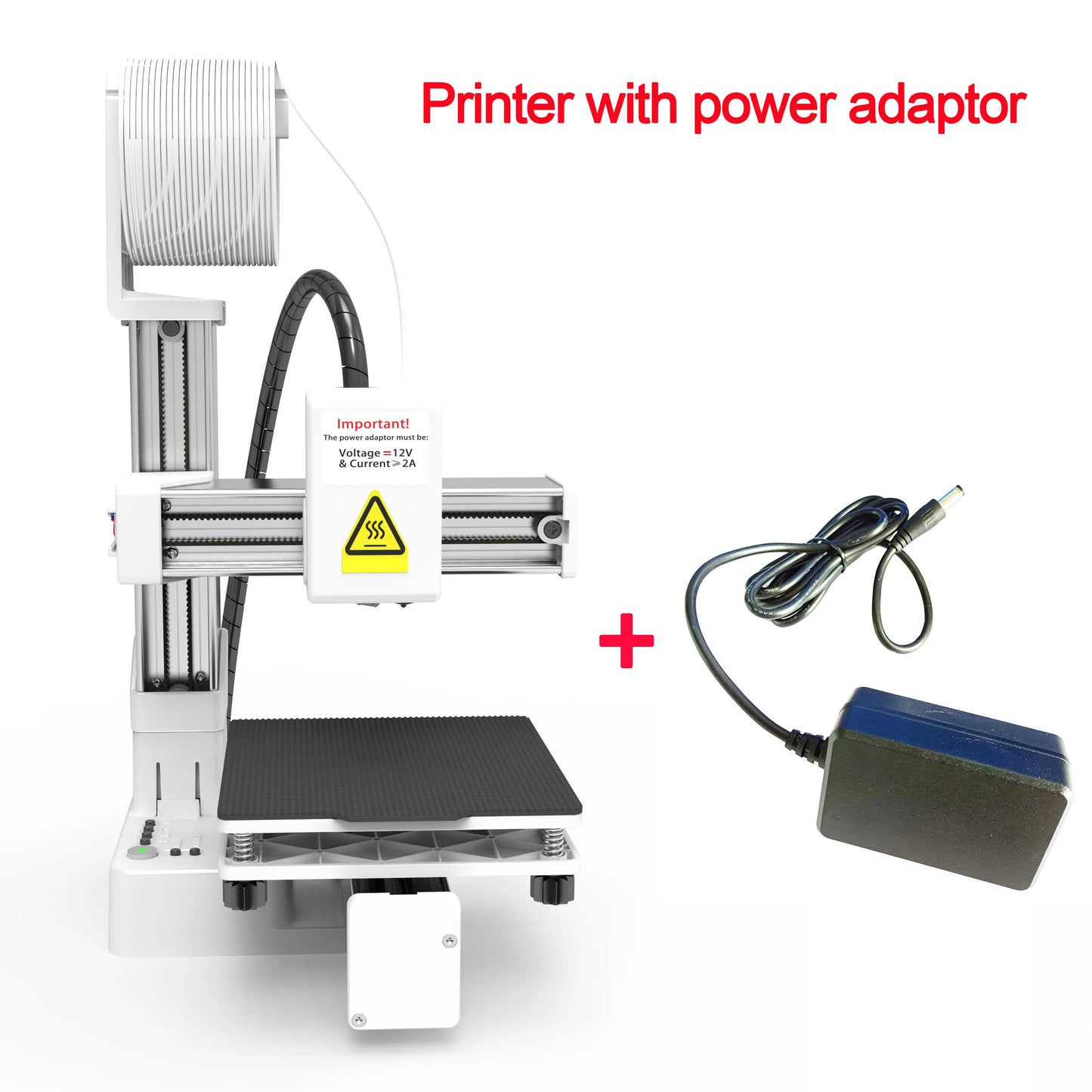 EasyThreed Entry-Level 3D Printer โ Compact, PLA/TPU Compatible, Includes Power Adapter