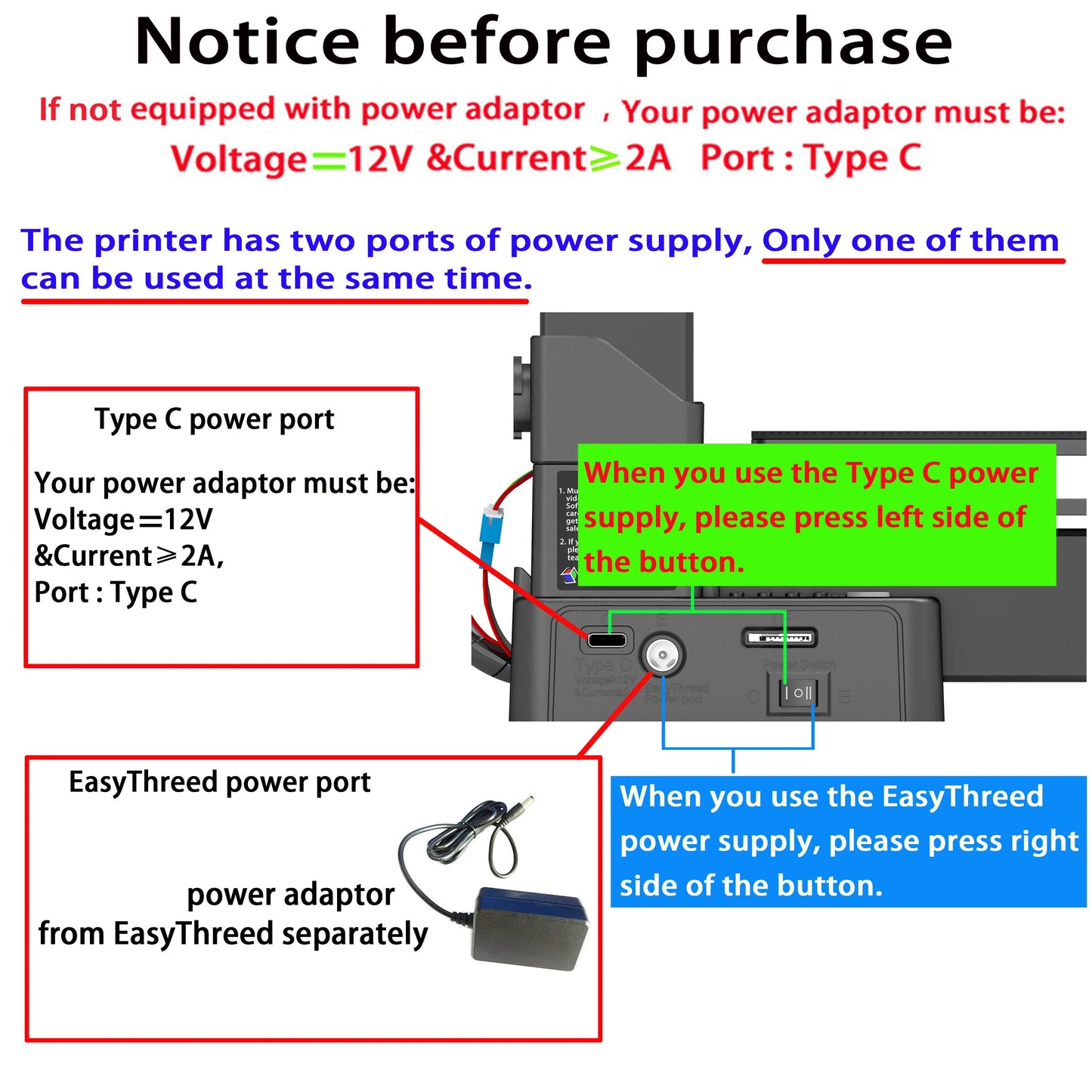 EasyThreed Entry-Level 3D Printer โ Compact, PLA/TPU Compatible, Includes Power Adapter