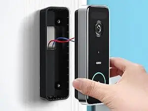 AOSU 5MP Ultra HD 2.4/5G WiFi Video Doorbell Outdoor Camera PIR Motion Detection 2-Way Audio Wireless Door Bell Support Alex