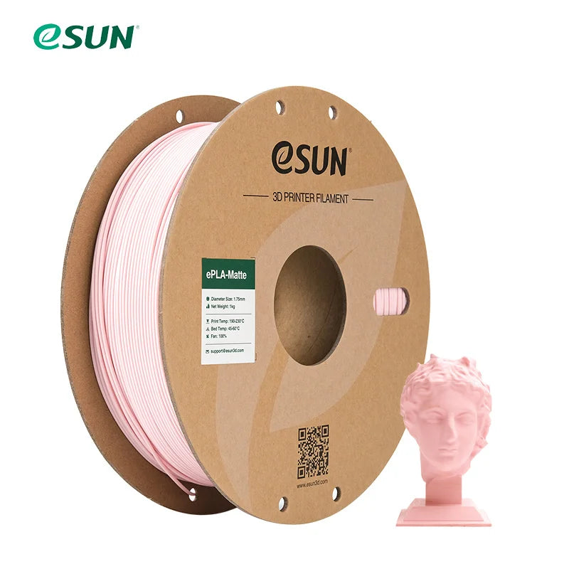 eSUN Matte PLA 3D Printer Filament – 1.75mm, 1KG Spool (2.2 lbs) for 3D Printers