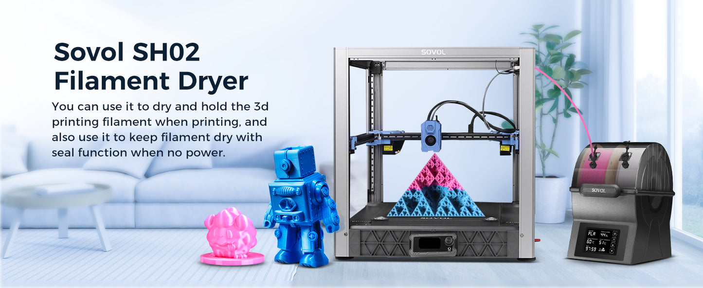 Sovol SH02 Filament Dryer Box – Efficient Filament Drying and Storage Solution
