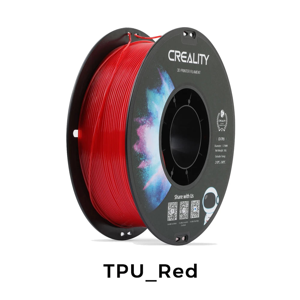 Creality 3D Printer Filament 1.75mm – 1KG Spool (PLA, PETG, ABS, TPU) – Multiple Colour Options