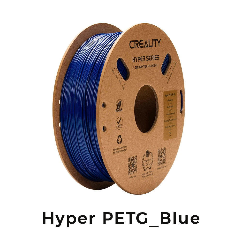 Creality 3D Printer Filament 1.75mm – 1KG Spool (PLA, PETG, ABS, TPU) – Multiple Colour Options