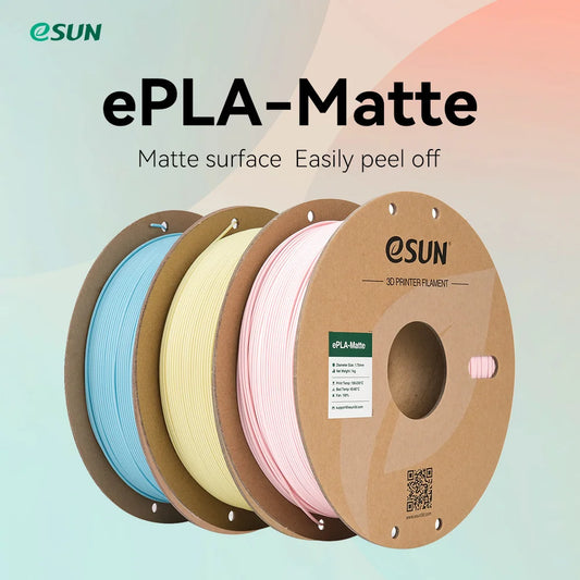 eSUN Matte PLA 3D Printer Filament – 1.75mm, 1KG Spool (2.2 lbs) for 3D Printers