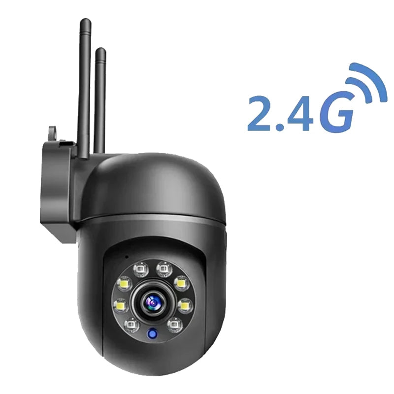 2K Wi-Fi Security Camera with Smart Tracking – Two-Way Audio, PTZ, Night Vision & Advanced Protection