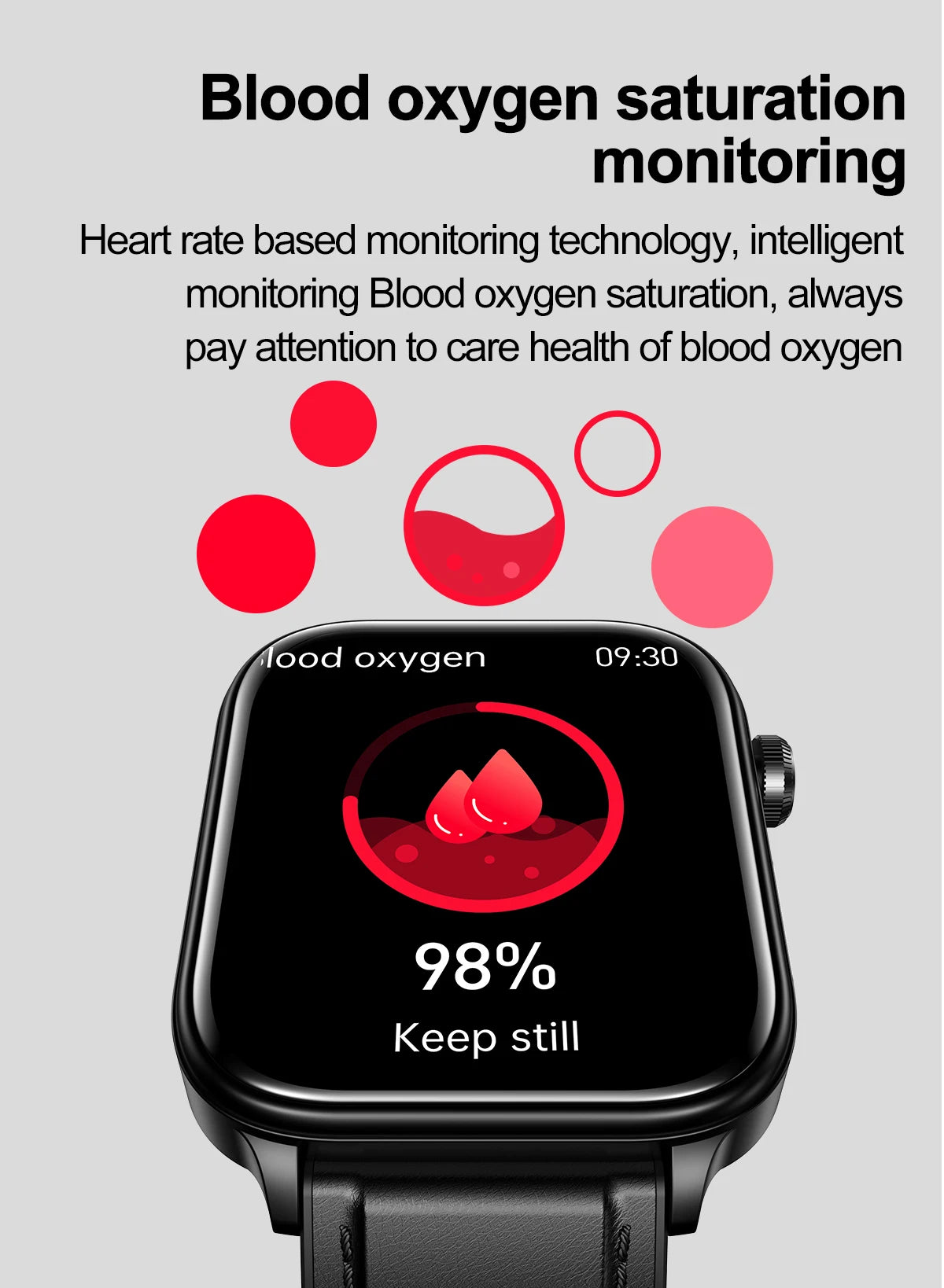 AI Health Smartwatch 2024: ECG+PPG, Medical Diagnosis, Uric Acid, Glucose, Lipids, Bluetooth Calls.