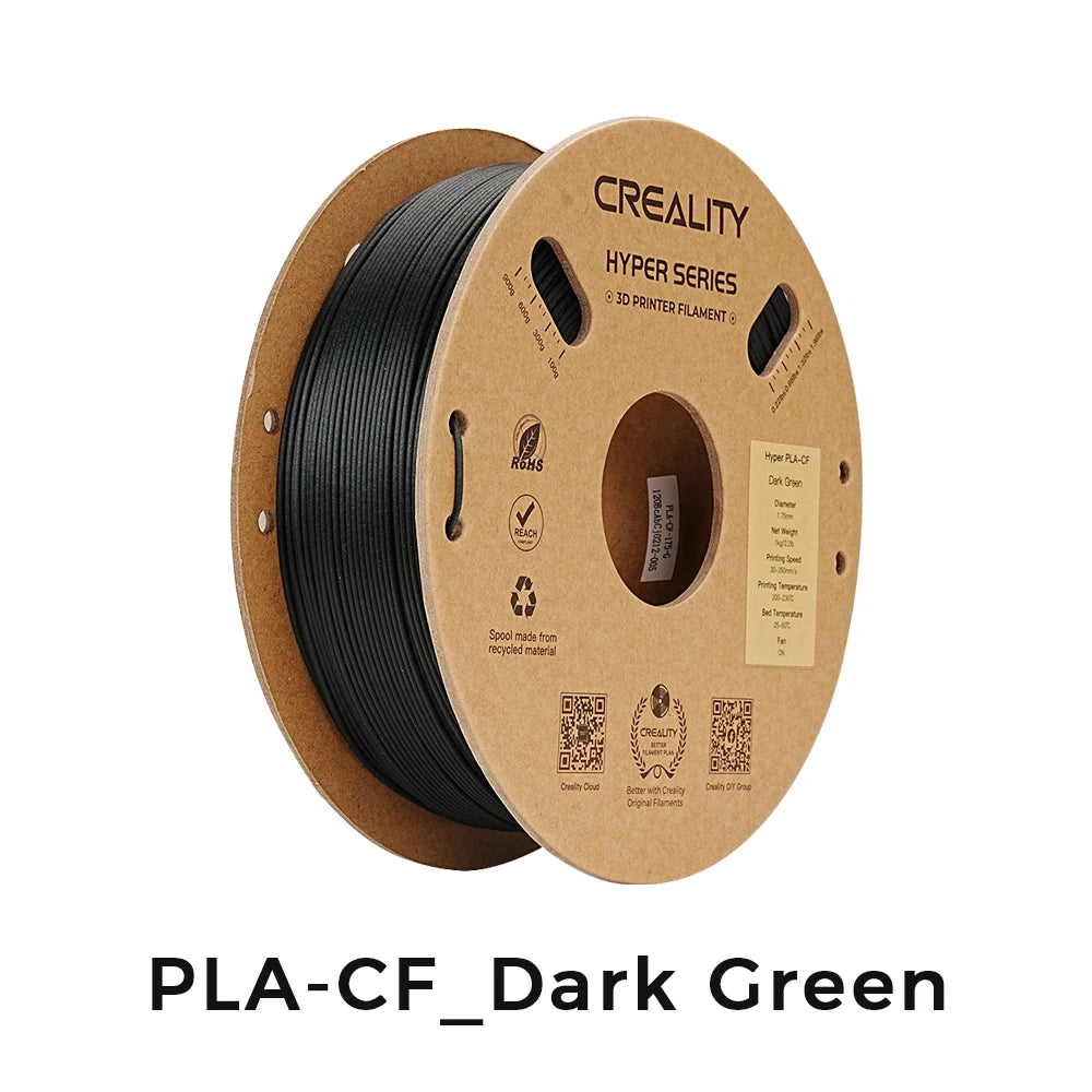 Creality 3D Printer Filament 1.75mm – 1KG Spool (PLA, PETG, ABS, TPU) – Multiple Colour Options