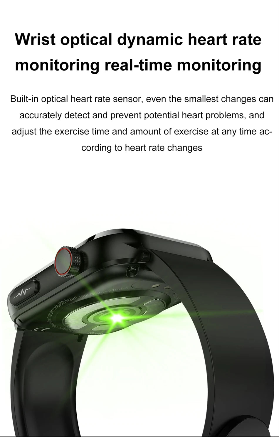 AI Health Smartwatch 2024: ECG+PPG, Medical Diagnosis, Uric Acid, Glucose, Lipids, Bluetooth Calls.