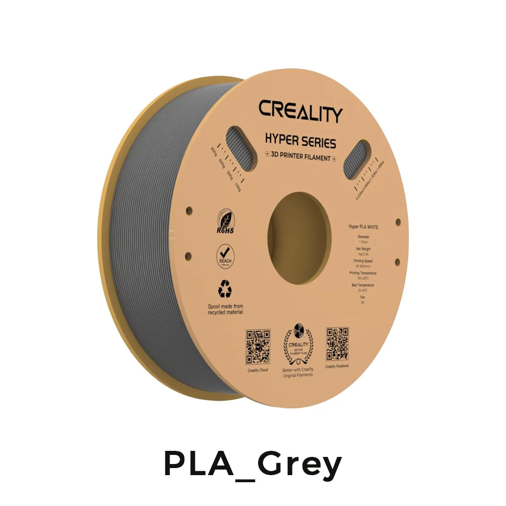 Creality 3D Printer Filament 1.75mm – 1KG Spool (PLA, PETG, ABS, TPU) – Multiple Colour Options