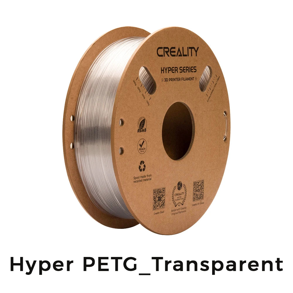 Creality 3D Printer Filament 1.75mm – 1KG Spool (PLA, PETG, ABS, TPU) – Multiple Colour Options