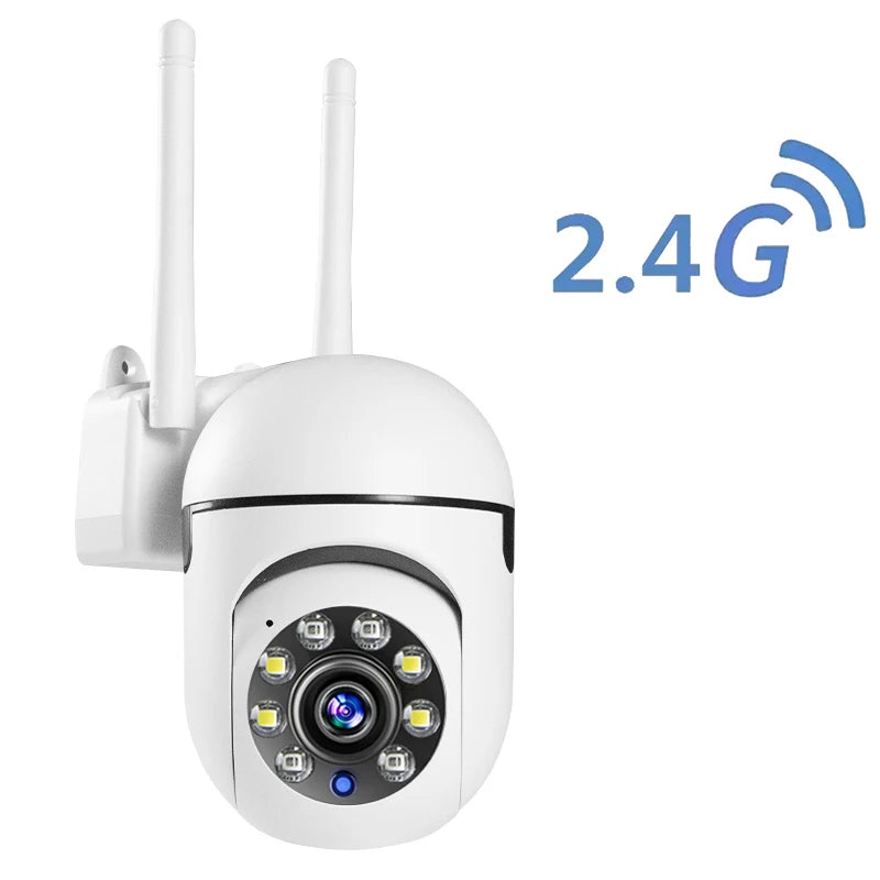 2K Wi-Fi Security Camera with Smart Tracking – Two-Way Audio, PTZ, Night Vision & Advanced Protection