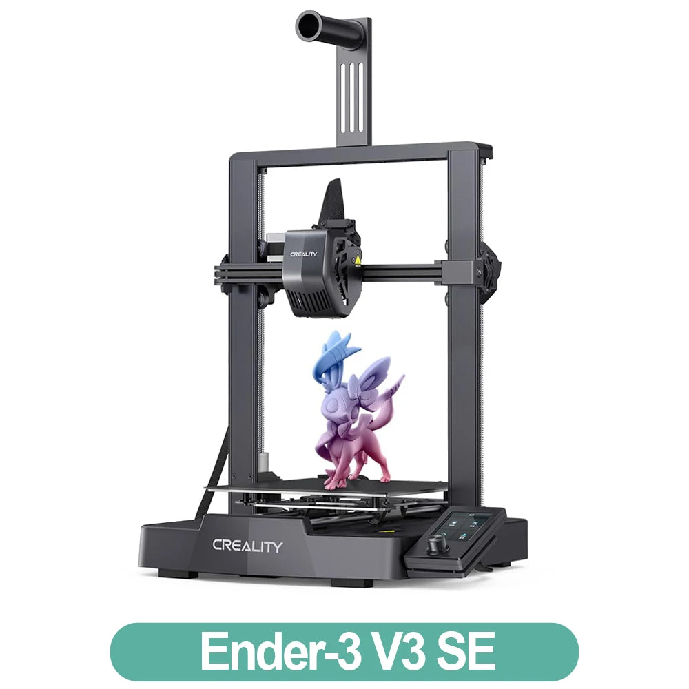 Creality Ender-3 V3 SE 3D Printer – Auto Levelling, Sprite Extruder, Dual Z-Axis, PC Spring Steel, 250mm/s High-Speed Printing