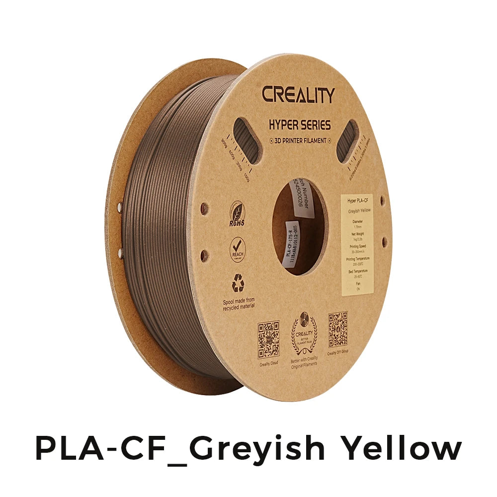 Creality 3D Printer Filament 1.75mm – 1KG Spool (PLA, PETG, ABS, TPU) – Multiple Colour Options