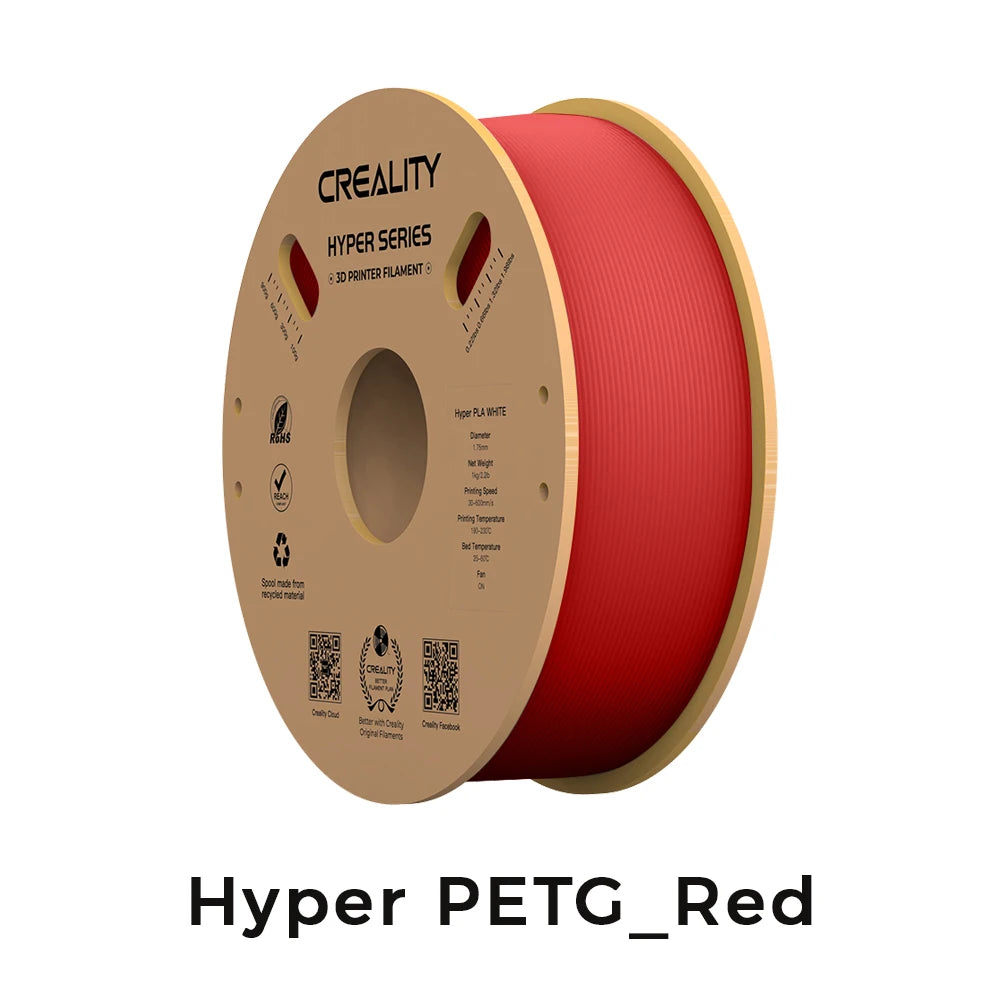 Creality 3D Printer Filament 1.75mm – 1KG Spool (PLA, PETG, ABS, TPU) – Multiple Colour Options